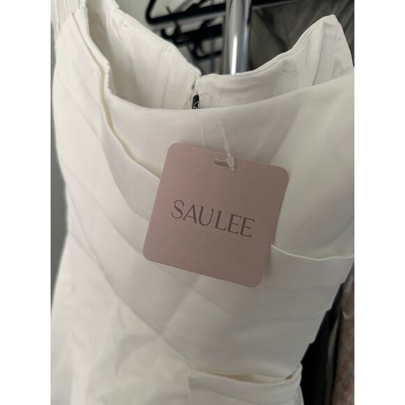 SAU LEE Brenda Dress in White - Picture 10 of 15